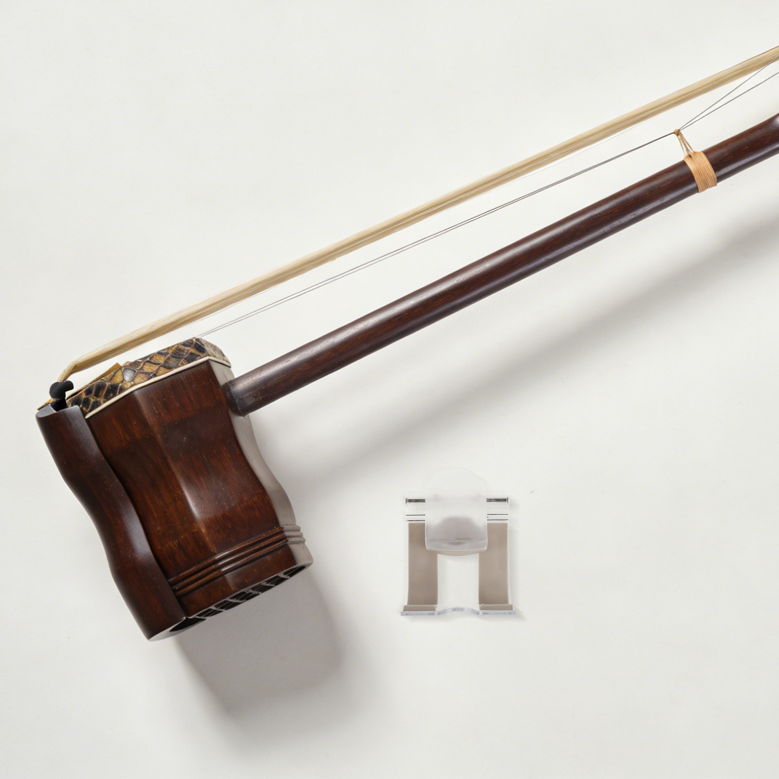 Erhu Violin Chinese - Transparent Erhu Waist Rack Ergonomic Anti-Slip