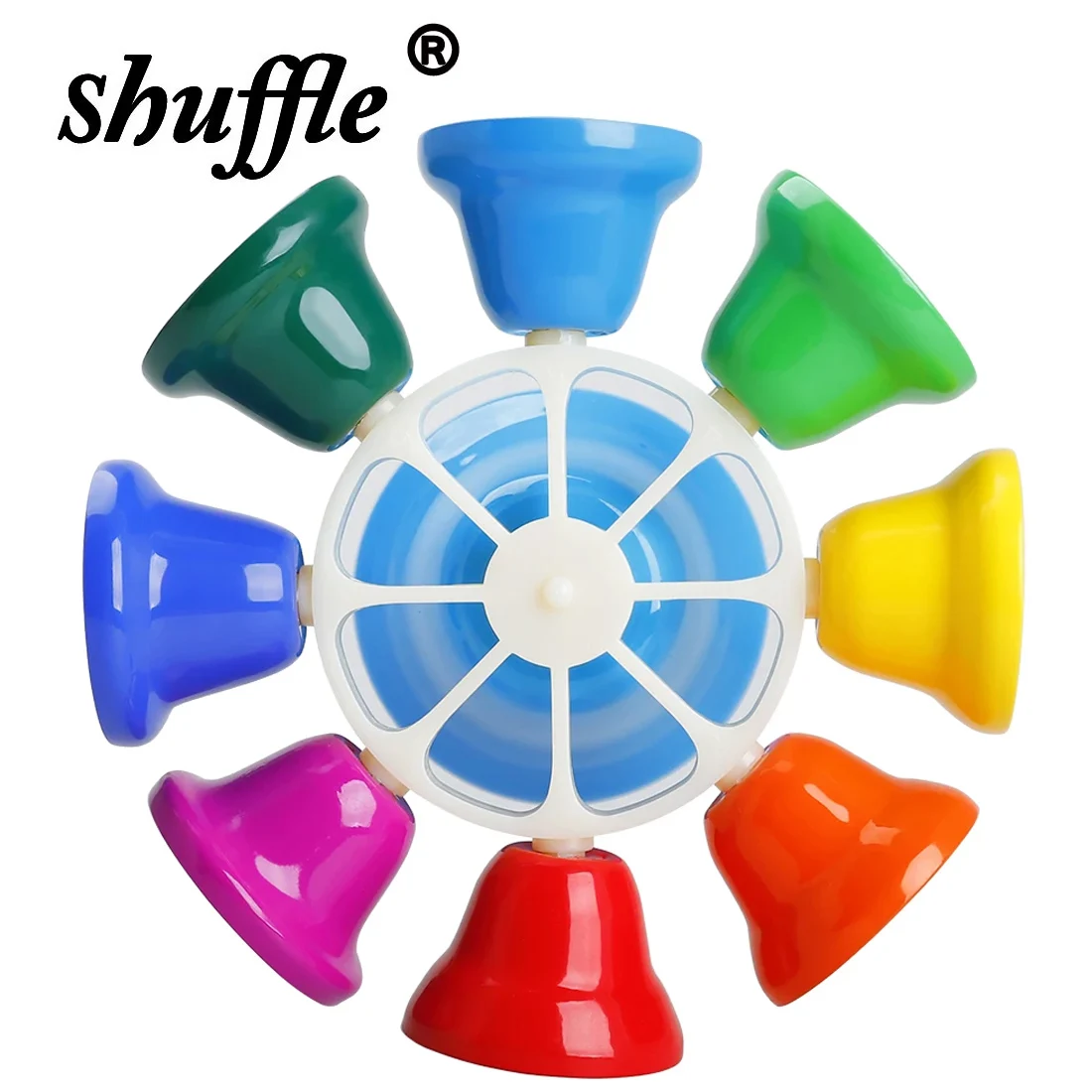 Musical Instrument Note - Orff 8-Note Hand Bell Rotating Clock