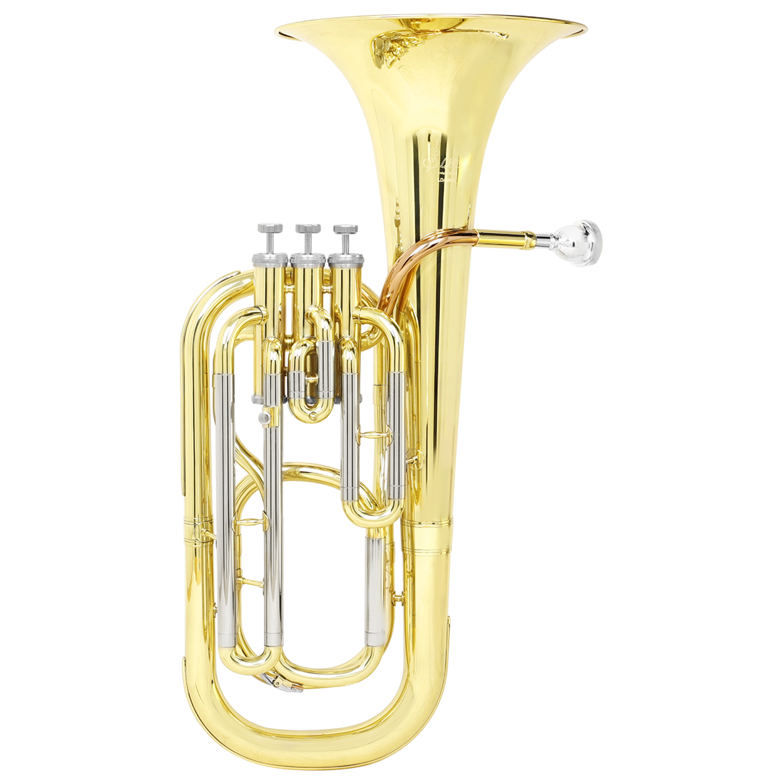 SLADE Bb Baritone Horn 3-key V - Musical Instrument Jazz ulasan dan harga