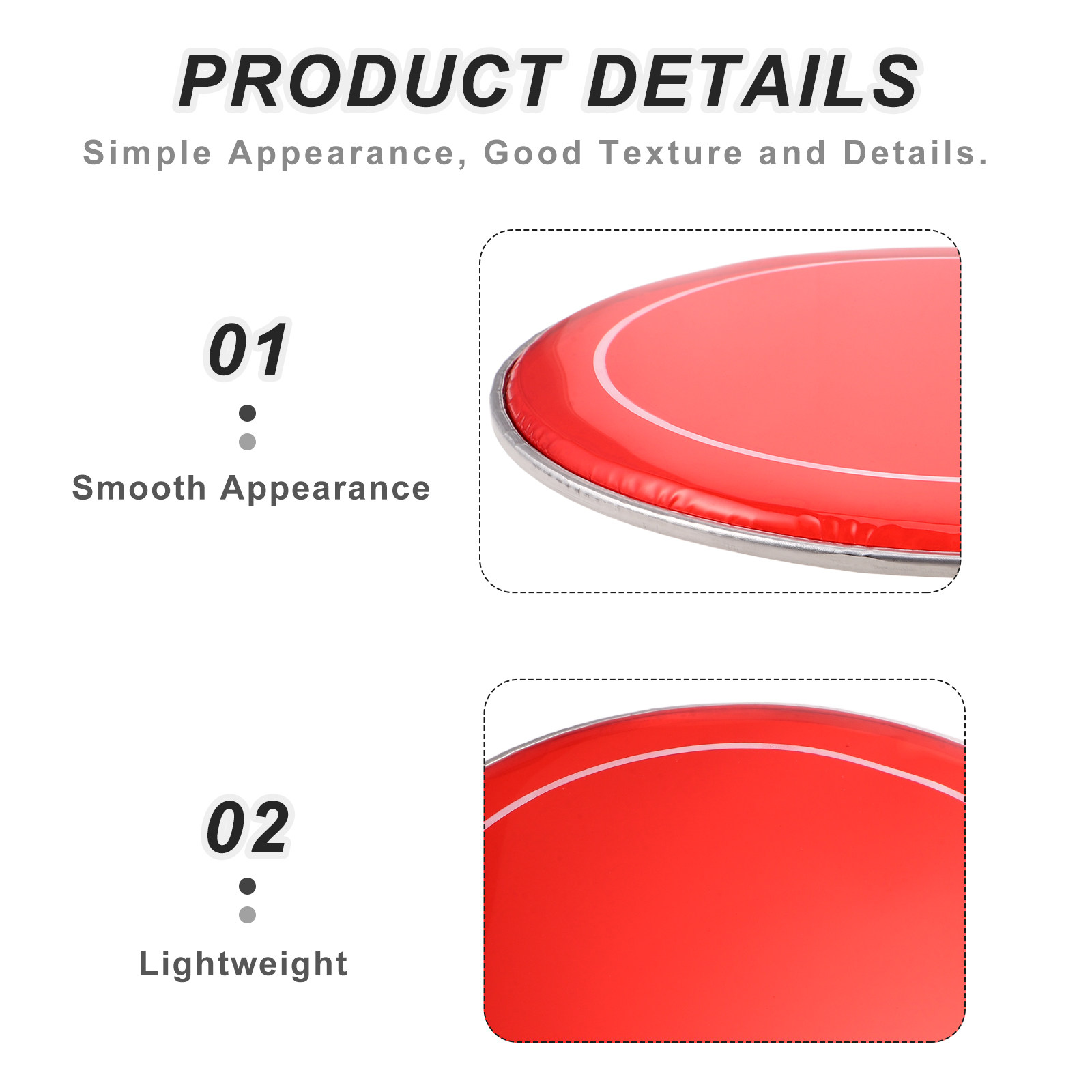 Double Layer Drum Head Red 14  - Musical Instrument Jazz ulasan dan harga