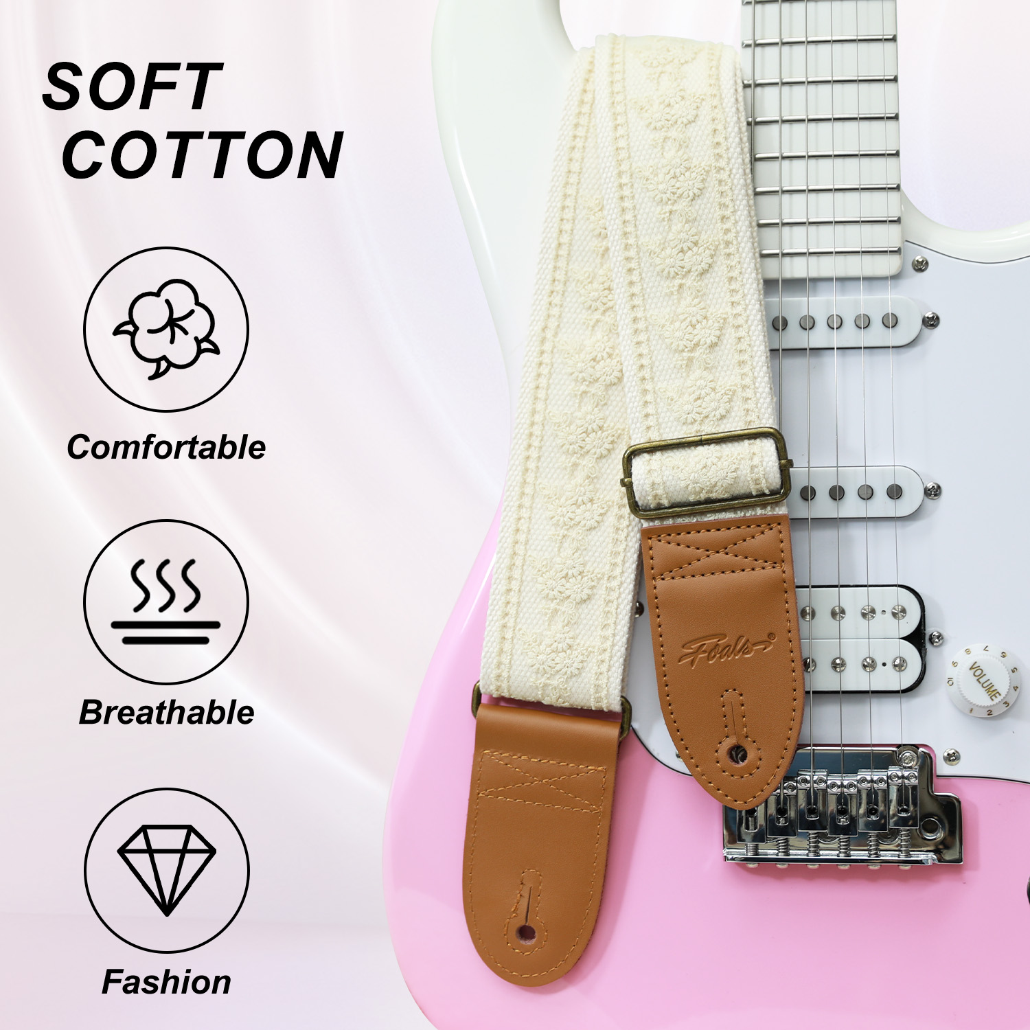 FOALS Guitar Straps Folk Bass  - Musical Instrument Note ulasan dan harga