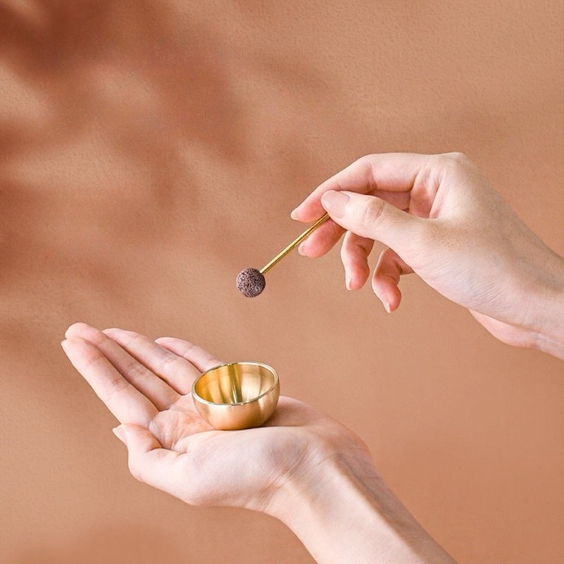 Mini Singing Bowl Handmade Cop - Song With Musical Instrument ulasan dan harga