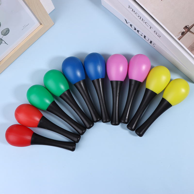 2Pcs Plastic Maracas Sand Hamm - Musical Instrument Maraca ulasan dan harga