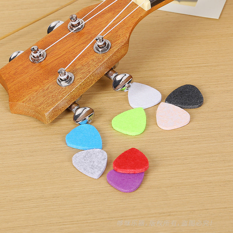 5/10/20PCS Felt Guitar Picks – - Musical Instrument Note ulasan dan harga