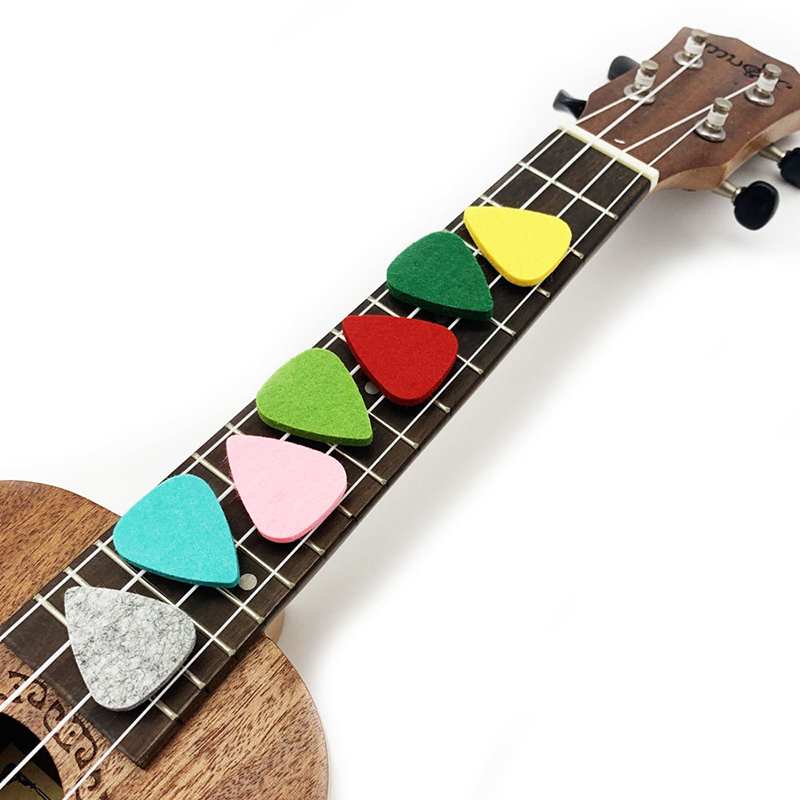 5/10/20PCS Felt Guitar Picks – - Musical Instrument Note ulasan dan harga