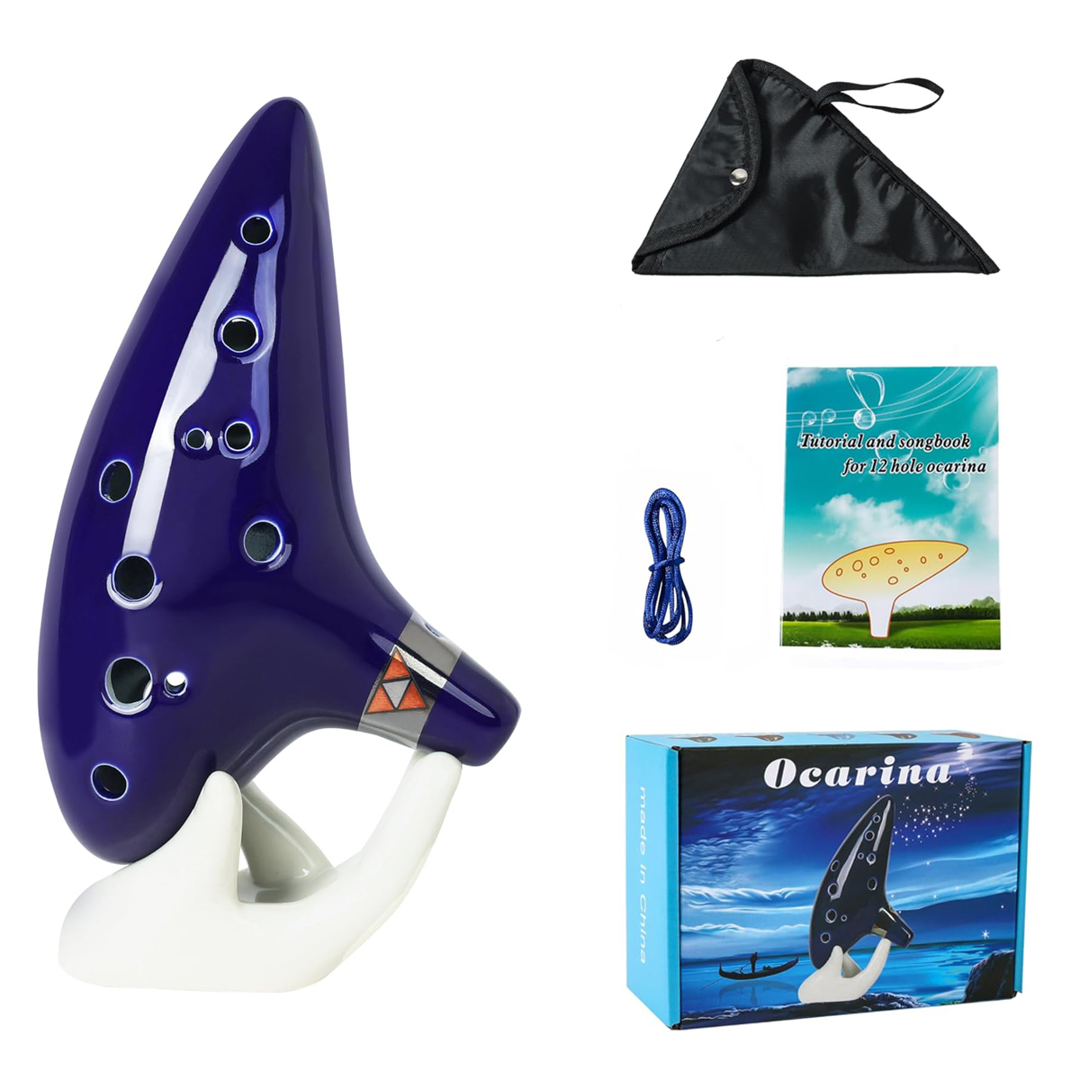 New 12-Tone Alto C Ceramic Oca - Song With Musical Instrument ulasan dan harga