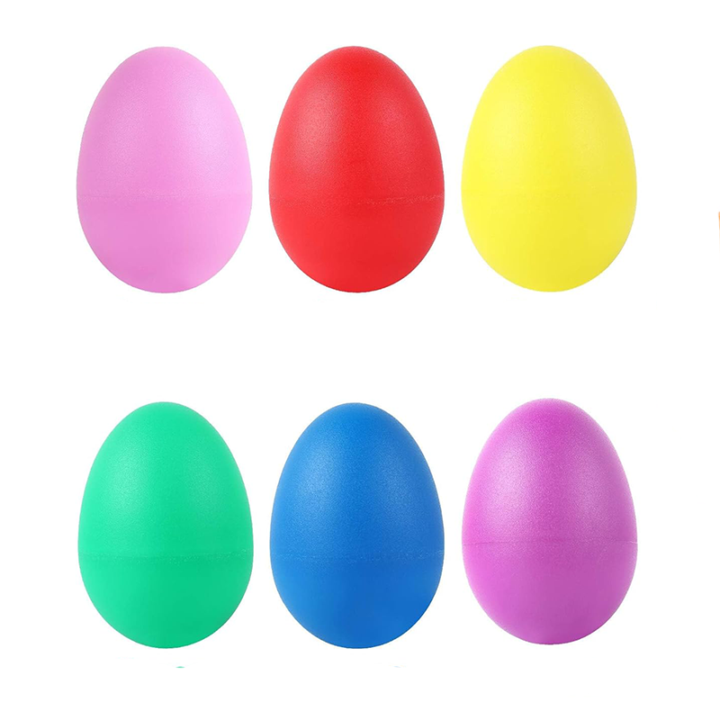2Pcs Plastic Egg Shakers Percu - Musical Instrument Maraca ulasan dan harga