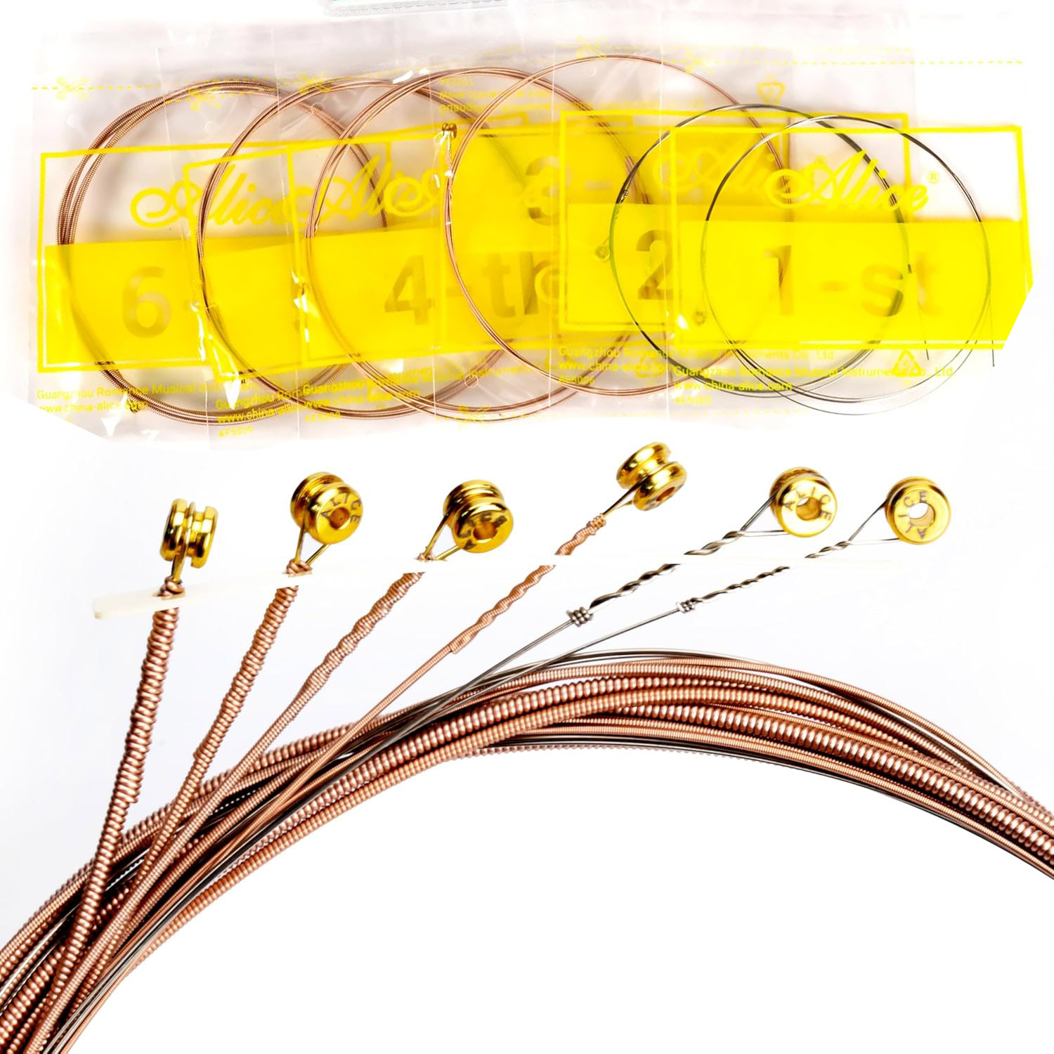 2/6Pcs Set High-Quality Acoust - Musical Instrument Strings ulasan dan harga