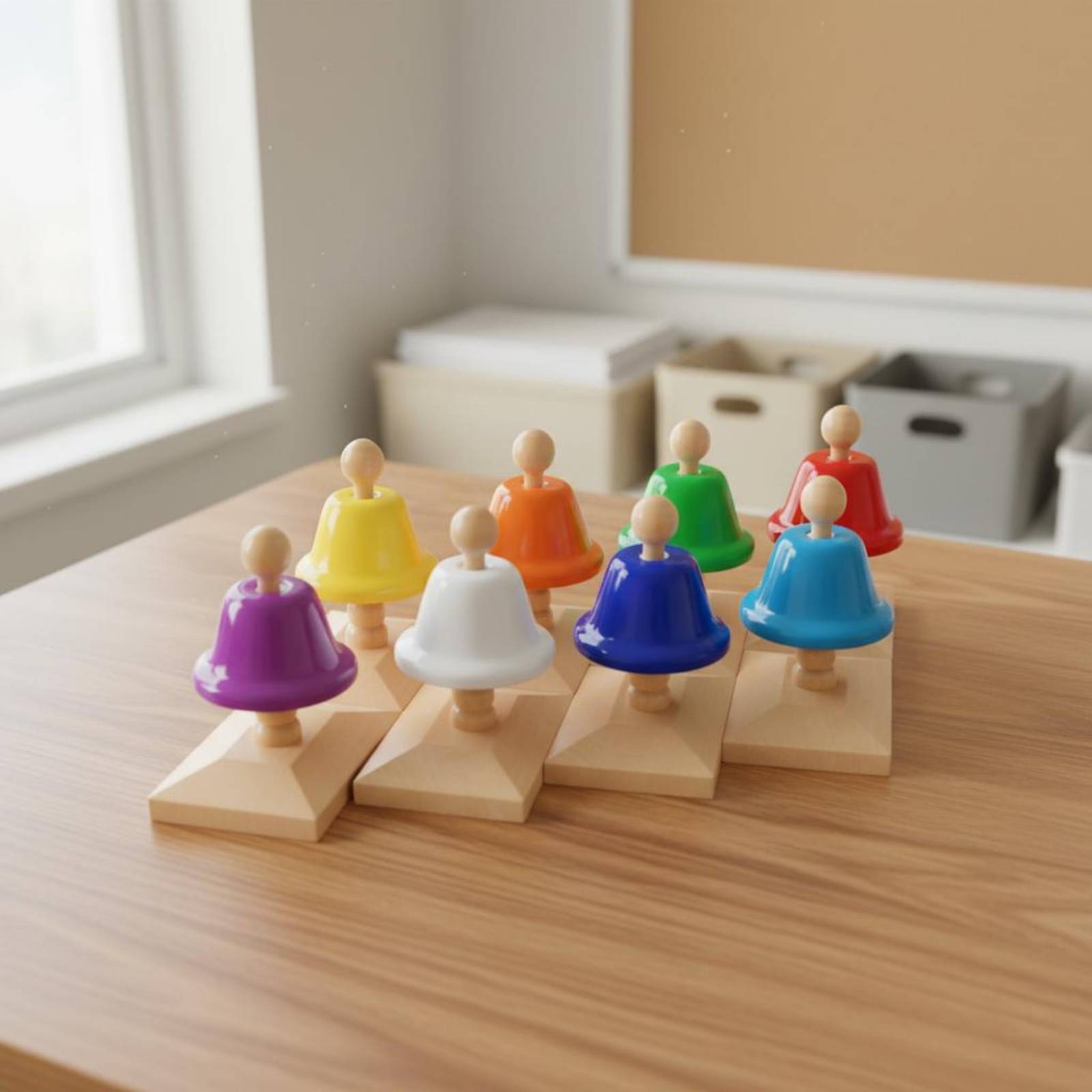 8 Note Hand Bell Set Child-Cen - Musical Instrument Note ulasan dan harga