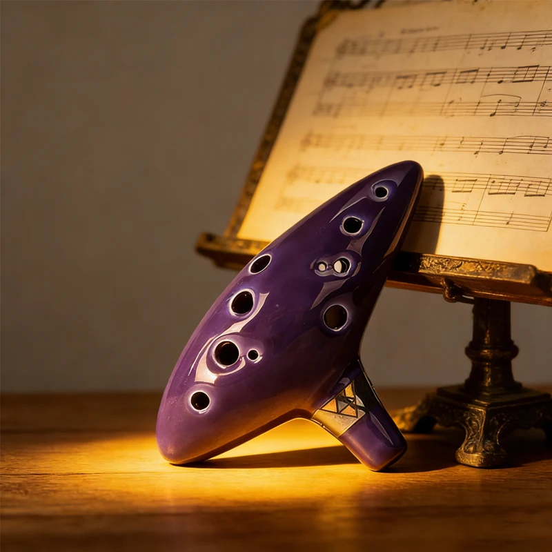 Hot﻿ Ocarina Ceramic Legend Of - Song With Musical Instrument ulasan dan harga