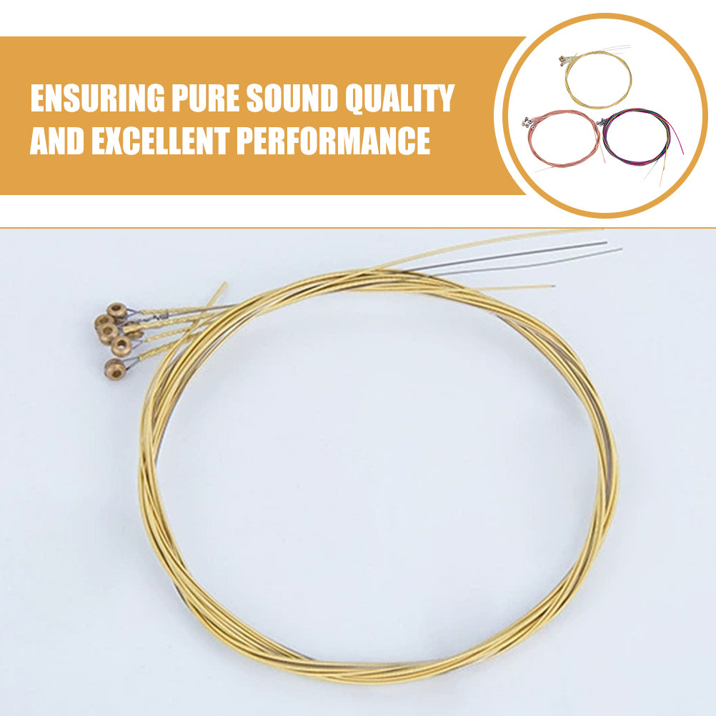 Folk Guitar Strings Red Copper - Musical Instrument Strings ulasan dan harga
