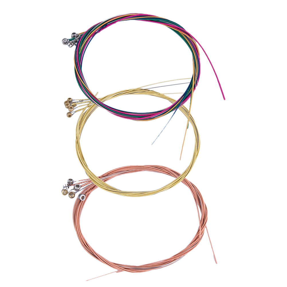 Folk Guitar Strings Red Copper - Musical Instrument Strings ulasan dan harga