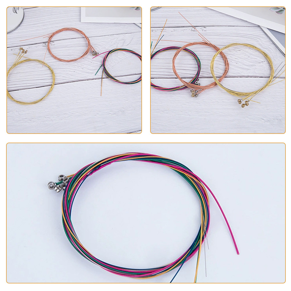 Folk Guitar Strings Red Copper - Musical Instrument Strings ulasan dan harga