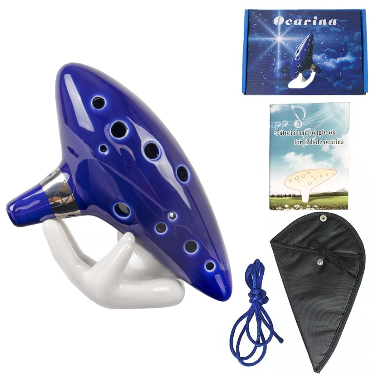 Miwayer 12 Hole Alto C Ceramic - Song With Musical Instrument ulasan dan harga