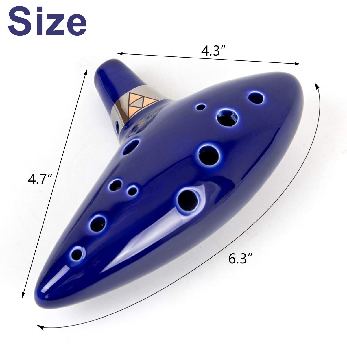 Miwayer 12 Hole Alto C Ceramic - Song With Musical Instrument ulasan dan harga