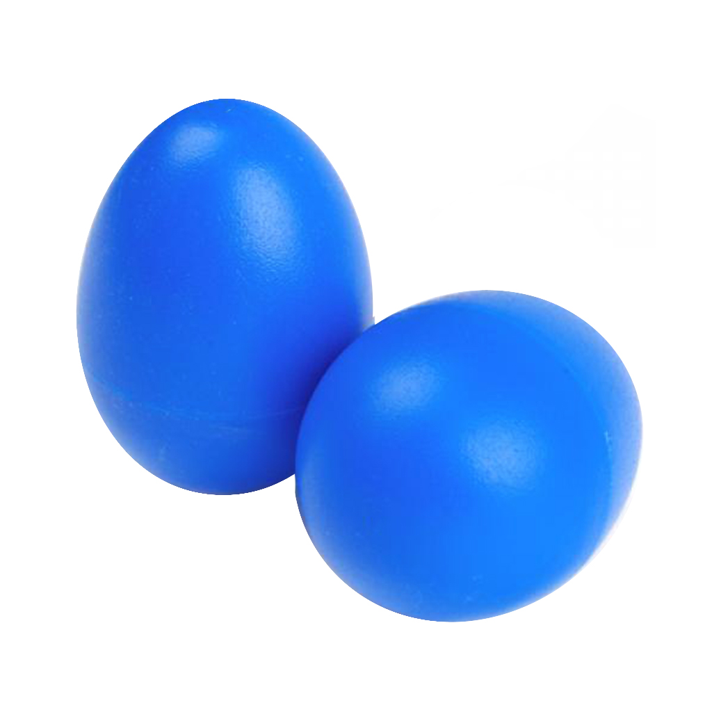 Blue Plastic Egg Maracas Cute  - Musical Instrument Maraca ulasan dan harga