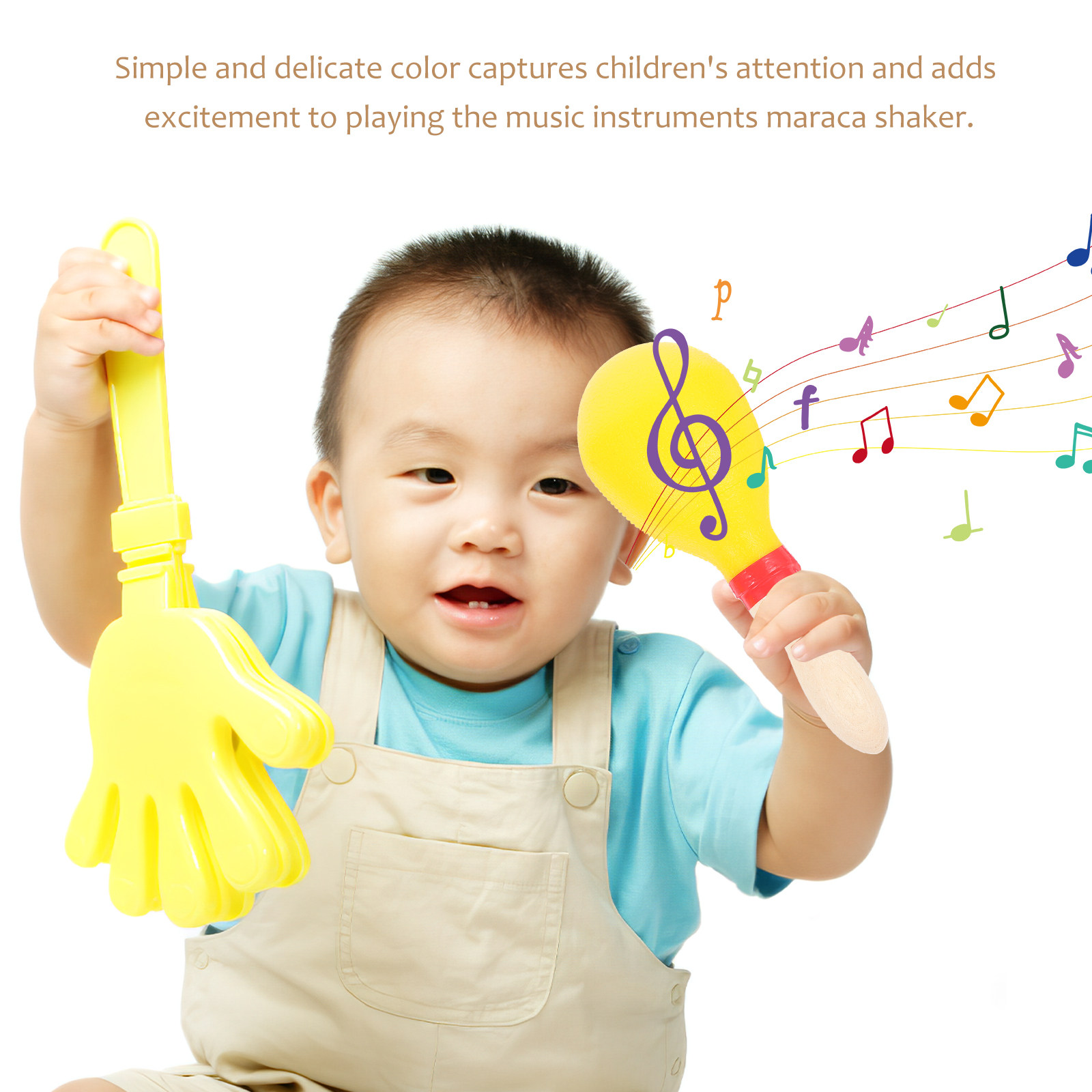 1Pair Wooden Maracas Shaker Ki - Musical Instrument Maraca ulasan dan harga
