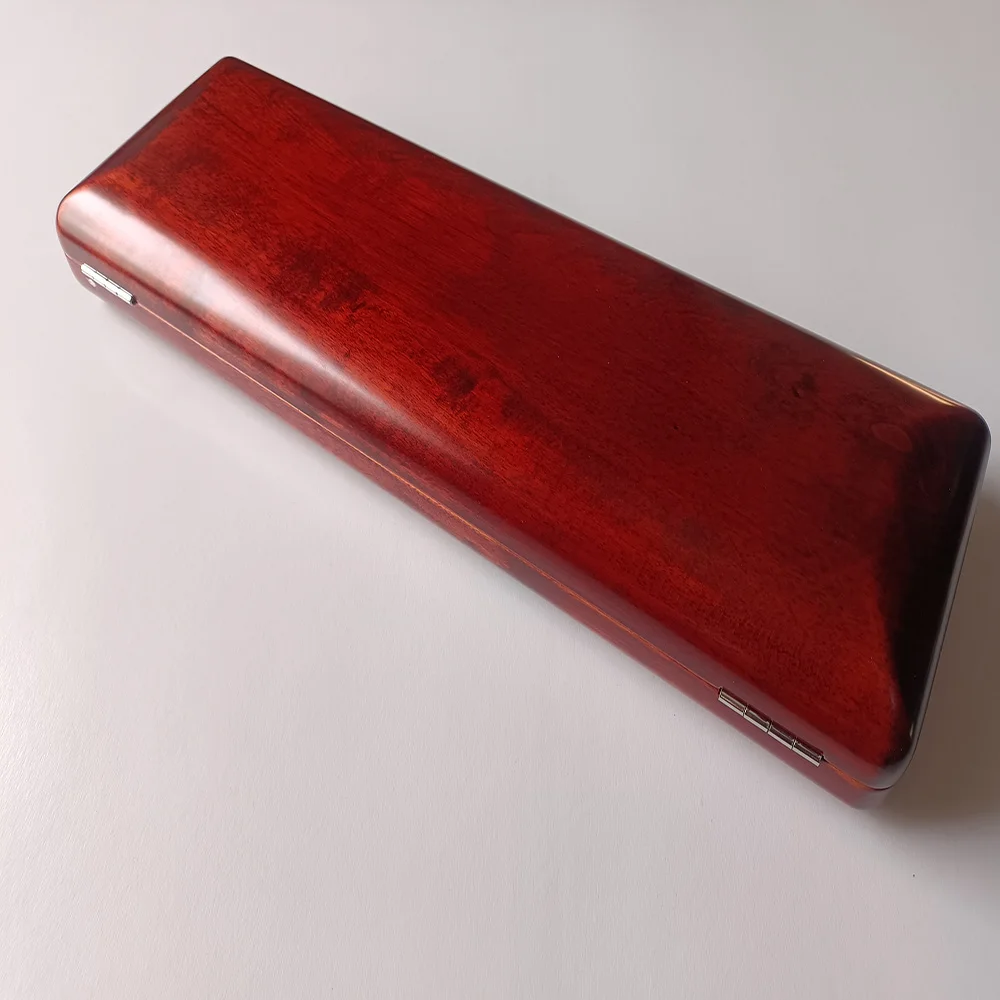 Maple Wood Flute Case for Flut - Musical Instrument Box ulasan dan harga