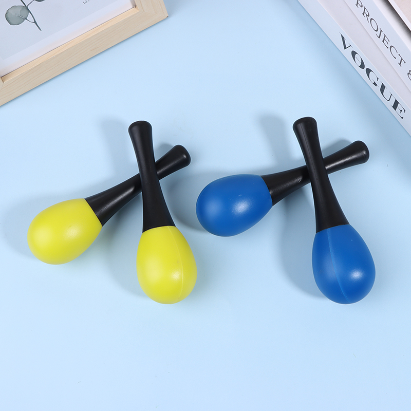 2Pcs Plastic Maracas Sand Hamm - Musical Instrument Maraca ulasan dan harga