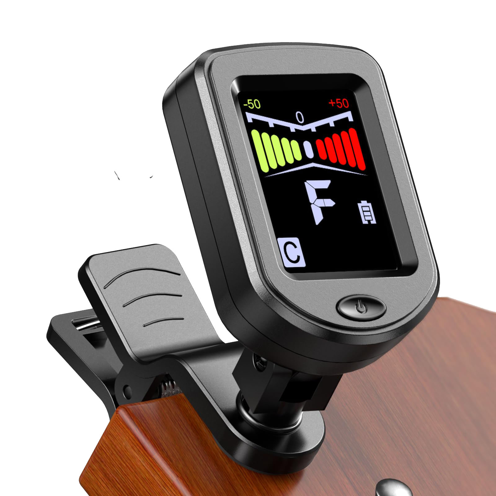 Clip-On Guitar Tuner with Regu - Musical Instrument Note ulasan dan harga