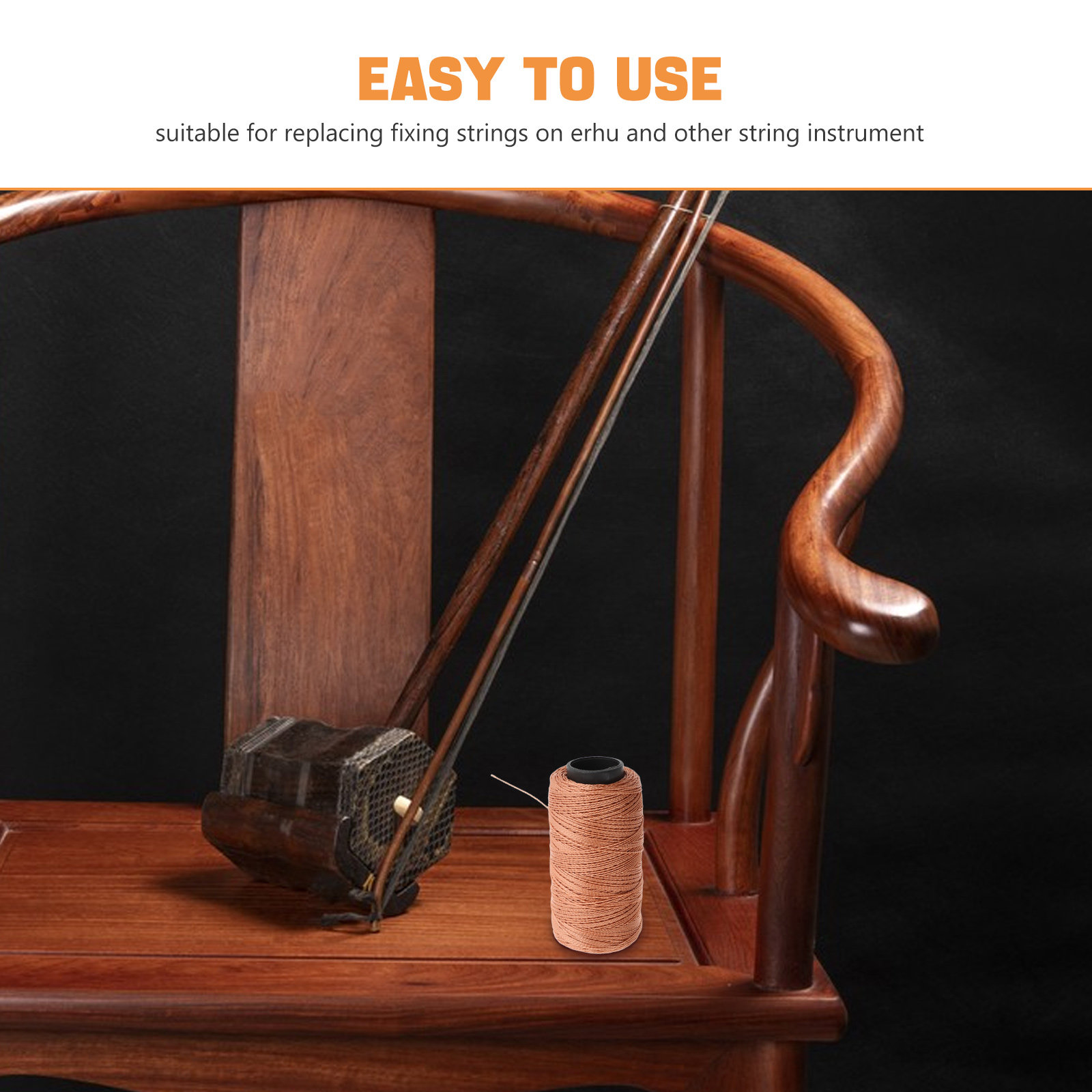 Erhu Qianjin String Waxed Repl - Erhu Violin Chinese ulasan dan harga