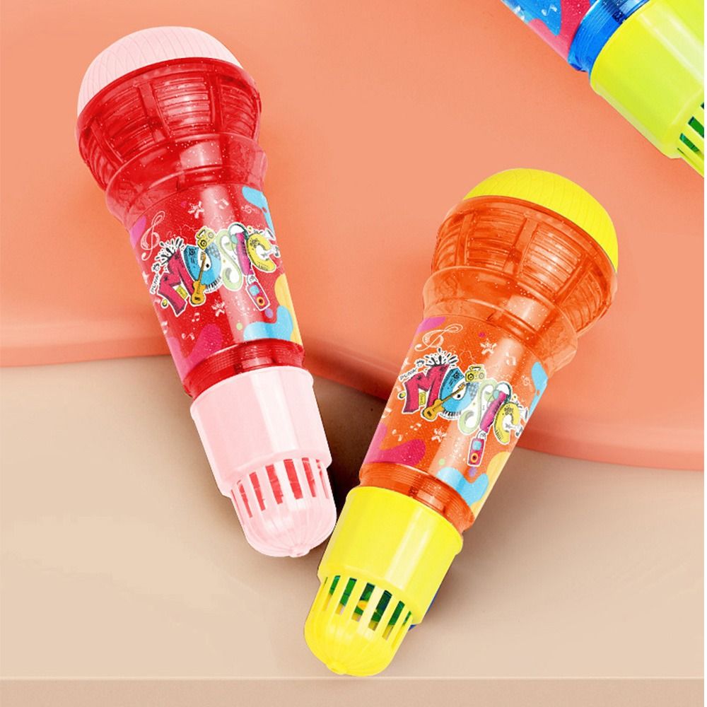 Funny Plastic Echo Microphone  - Song With Musical Instrument ulasan dan harga